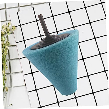 SHERCHPRY 3pcs Cone Shaped Car Wheel Hub Cleaning Pad Sponge Car Wash Tool for Automotive Polishing and Buffing Pad