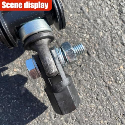 Scissor Jack Drill Adapter, Heavy Duty Car Jack Drill Socket Adapter for 1/2 Inch Impact Wrench & 13/16 Inch Lug Wrench, Universal Trailer Scissor Jacks Lifting Leveling Accessories (2PCS) - size: 2PCS