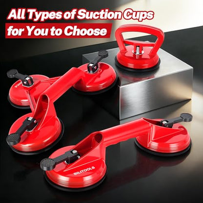 BILITOOLS Glass Suction Cups+Windshield Removal Tool Kit Combo