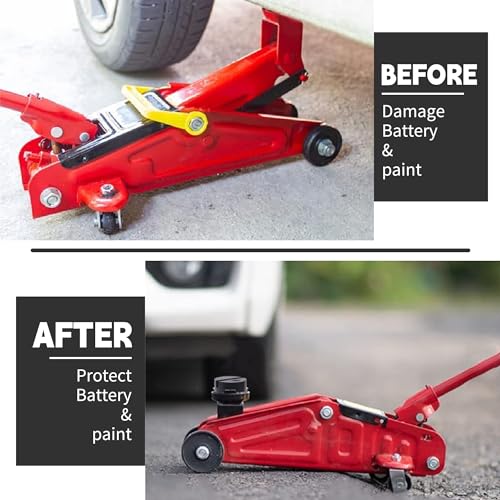 DEDC Floor Jack Pad Universal Jack Stand Rubber Pinch Protector Car Adapter 2 Pack, Oil Change Mush Haves, Change Tire Repair Tires Oil Must Have, for Car SUV Truck Pickup Sedan MPV Wagon