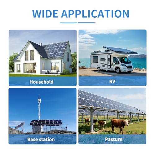Ampinvt 10000W Hybrid Solar Inverter with WiFi, Split Phase Inverter Charger 48Vdc to 120V/240Vac Support Parallel Up to 6 Units, Built-in 200A MPPT Battery Charging for Lead Acid and Lithium Battery