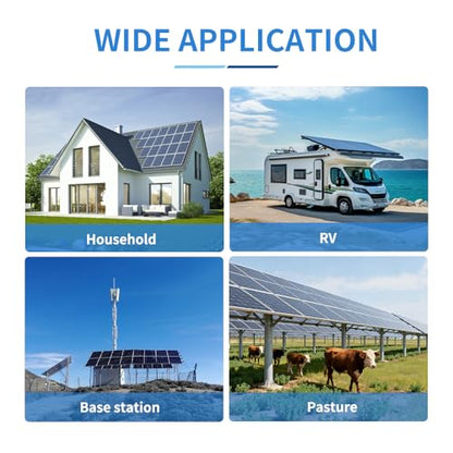 Ampinvt 10000W Hybrid Solar Inverter with WiFi, Split Phase Inverter Charger 48Vdc to 120V/240Vac Support Parallel Up to 6 Units, Built-in 200A MPPT Battery Charging for Lead Acid and Lithium Battery