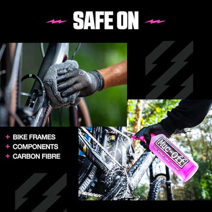 Muc-Off Nano Tech Bike Cleaner 1L | Biodegradable Formula, Safe on Carbon Fibre and All Surfaces | Breaks Down Dirt on a Molecular Level - size: 33.3 Fl Oz (Pack of 1)