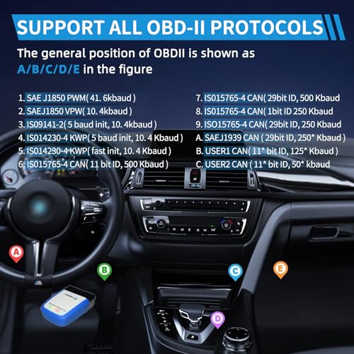 VGATE vLinker BM BT3.0 Bluetooth OBD2 Scanner for Car Diagnostic Scan Tool, Check Engine Light Code Reader, Wireless OBD2 Scanner Auto Diagnostic Scan Tool for Android & Windows (Not iOS) - size: vLinker BM+ BT3.0 (BM BT3.0) Android & Windows