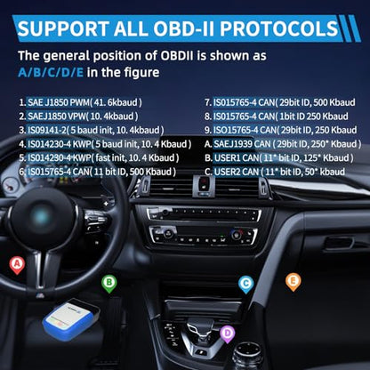 VGATE vLinker BM BT3.0 Bluetooth OBD2 Scanner for Car Diagnostic Scan Tool, Check Engine Light Code Reader, Wireless OBD2 Scanner Auto Diagnostic Scan Tool for Android & Windows (Not iOS) - size: vLinker BM+ BT3.0 (BM BT3.0) Android & Windows
