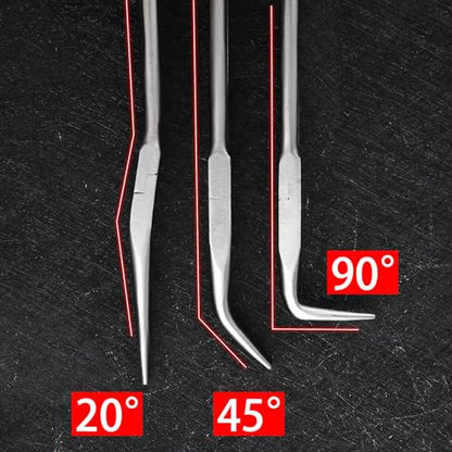 SPEEDWOX 16-Inch 45 Degree Extra Long Needle Nose Pliers - style: 45 Degree