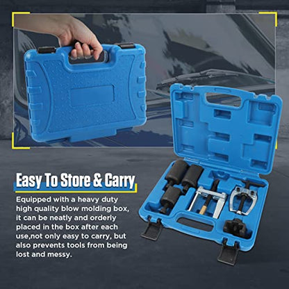 DUOYI 6Pcs Wiper Arm Puller Doesn't Damage The Wiper Arm Removal Tool Strong Structure Windshield Wiper Arm Removal Tool with Toolbox Battery Terminal Puller Compatible with VW/BMW/Ford/Honda/Porsche