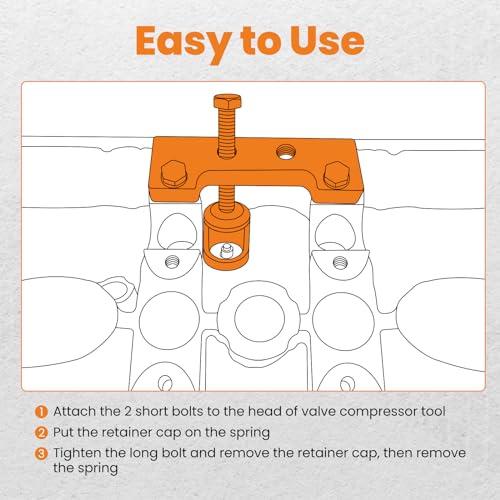 maXpeedingrods Valve Spring Compressor Remove Tool for Honda for Acura B-Series VTEC Head B16A B18C H-Series H22A DOHC Engines