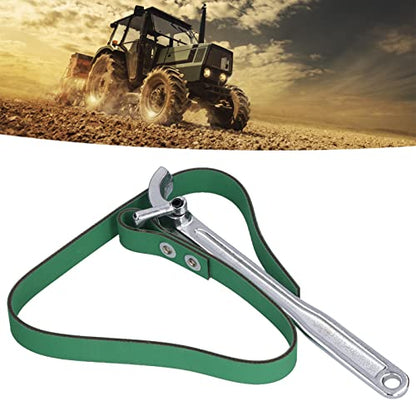 Belt Strap Wrench, Anti Skid Durable Sturdy Effortless Multi Purpose Rubber Strap Strap Filter Opener Wrench for Opening Filter