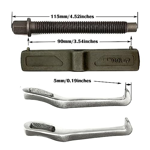 2 Claw Gears Puller for Removal of Pulley Flywheel Bearing(4").+2-Jaw Gear Puller,Adjustable - Bearing Gears Puller(8").