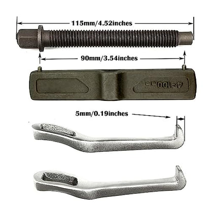 2 Claw Gears Puller for Removal of Pulley Flywheel Bearing(4").+2-Jaw Gear Puller,Adjustable - Bearing Gears Puller(8").