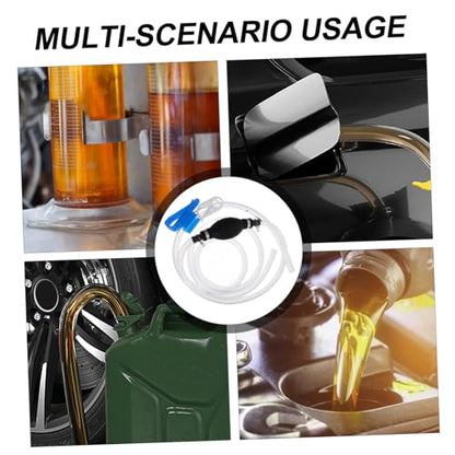 PRETYZOOM 1Set Hand Fuel Transfer Pump Manual Siphon Hose for Oil and Gas Versatile Automotive Use Durable Non Powered Operation Easy to Use Siphon Pump Kit
