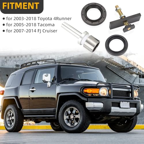 motoparty CV Axle Bearing Puller Seal Kit for Toyota 8" Clamshell for 4Runner/Tacoma/FJ Cruiser Replaces #18195 Includes Genuine Seal 90311-47013 90311-47027
