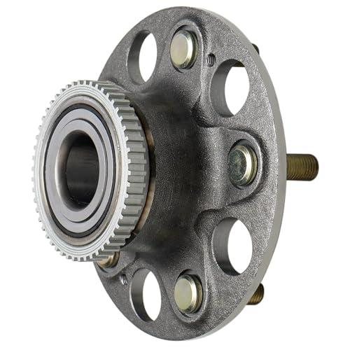 Detroit Axle - Pair Rear Wheel Bearing Hubs for Acura 2002-2006 RSX 2004-2005 Honda Civic, Wheel Hub Bearings Assembly Replacement [5 Lug w/ABS] - style: 512259-DA x2/Pair