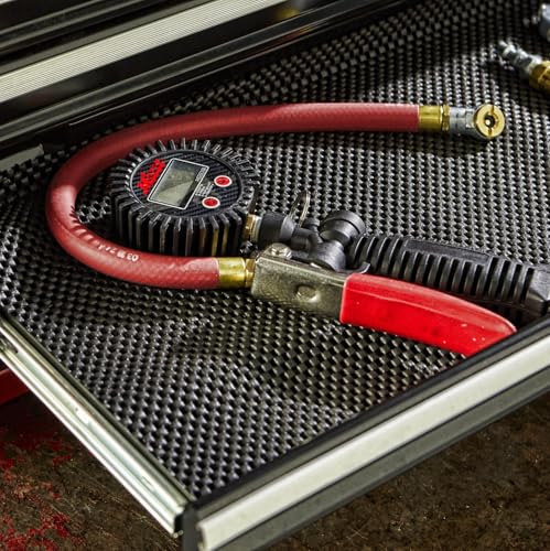 Milton S-575D Pro Digital Tire Inflator with Pressure Gauge, 15" Hose Ball Foot Chuck, Easy to Read 0.1 Display, Made In USA 255 PSI - size: Ball Foot Chuck, style: Digital