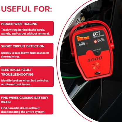 Power Probe Circuit Tracer for Shorts & Opens, Complete Kit (ECT3000)