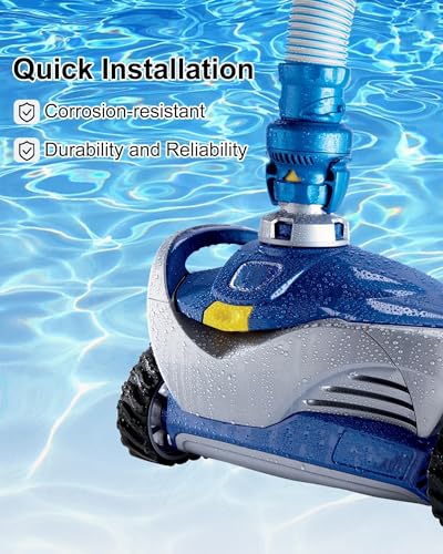 Pool Cleaner Parts Fit for Zo-diac MX8 MX6 MX8/MX6 Elite, Includes Tracks Cyclonic Srubbing Brushes Drive Shaft Bearings, Pool Cleaner Rebuild Kit Replace R0526100 R0714400 R0525100 R0527000