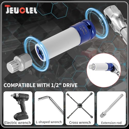 36/20PT Wheel Locking Nut Key for BMW, Anti-Theft Lug Nut Removal | Wheel Lock Nut Socket Adapter, Anti-Theft Screw Remover, Hand Repair Tool, Tyre Fitting, garage - size: 36/20Pt Key