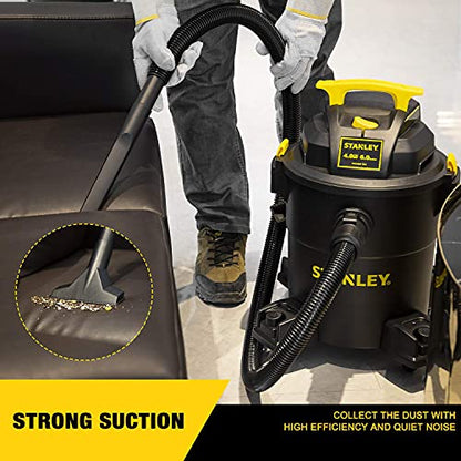 Stanley - SL18116P Wet/Dry Vacuum, 6 Gallon, 4 Horsepower Black - size: 6 Gallon, 4.0 HP AC