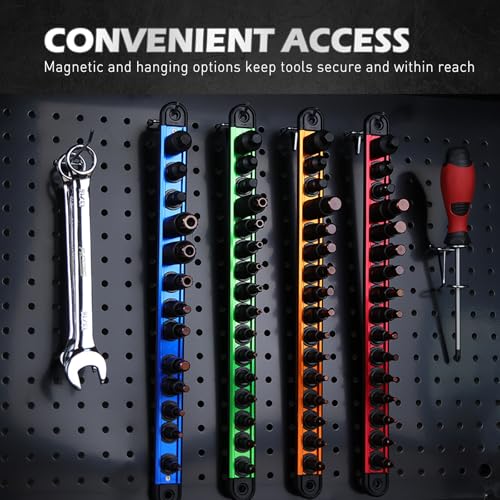 16 - Piece Tamper Proof Torx Star Bit Socket Set – T8-T60, 1/4", 3/8", 1/2" Drive with Magnetic Organizer, Includes Adapters for Garage & Workshop Use - style: 16PCS Torx T8–T60