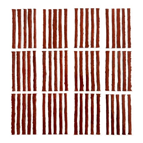 60pcs 4" Brown Tire Repair Strings, Automotive Tool Tire Repair Plugs, Tire Plugs Heavy Duty for Tubeless Tires Car, Bike, ATV - size: 60 PCS