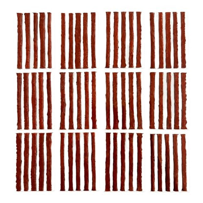 60pcs 4" Brown Tire Repair Strings, Automotive Tool Tire Repair Plugs, Tire Plugs Heavy Duty for Tubeless Tires Car, Bike, ATV - size: 60 PCS