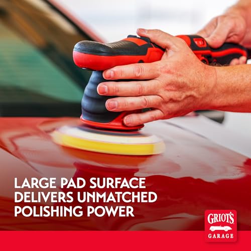 Griot's Garage BOSS Perfecting Foam Pad - 6.5", yellow - size: 6.5 Inch Pads (Set of 2)