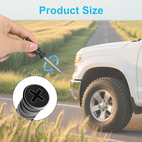 36Pcs Spiral Tire Repair Rubber Studs, Vacuum Tyre Plug Repair Kit for Motorcycle Truck Tractor