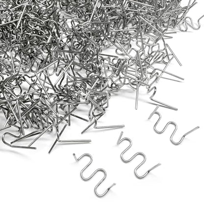 1000pcs 0.8mm Plastic Welder Staples,Welding Staples,Wave Hot Staples Welding Rods Supplies for Welder Gun to All Plastic Fix Repair Car Bumpers,Cracks - color: 1000pcs 0.8mm Wave Staples