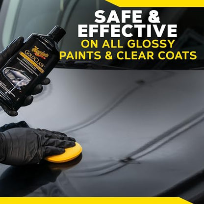 Meguiar's Gold Class Carnauba Plus Premium Liquid Wax Kit, Car Detailing Kit with a Pure Carnauba Wax Blend and a Foam Applicator Pad for Keeping Glossy Paint Protected Like a Pro, 16 Oz Bottle - size: 16 Fl Oz (Pack of 1)