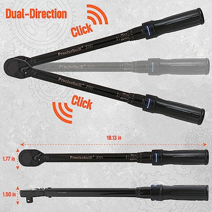 1/2" Drive 30-150 ft-lb Click Tech Torque Wrench - size: 1/2" Drive 30-150 ft-lb