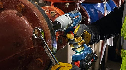 BOSCH GDS18V-330PCN 18V Brushless 1/2 In. Mid-Torque Impact Wrench with Pin Detent (Bare Tool) - style: Tool Only w/ Pin Detent