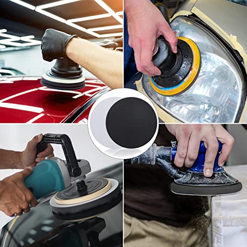3 Pack Interface Pads, 6 Inch Hook and Loop Soft Density Sponge Cushion Buffer Backing Pad, Foam Sanding Interface Pads for Orbital Sander Automotive Woodworking Polishing - size: 6 inch - 3 Pack