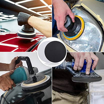 3 Pack Interface Pads, 6 Inch Hook and Loop Soft Density Sponge Cushion Buffer Backing Pad, Foam Sanding Interface Pads for Orbital Sander Automotive Woodworking Polishing - size: 6 inch - 3 Pack