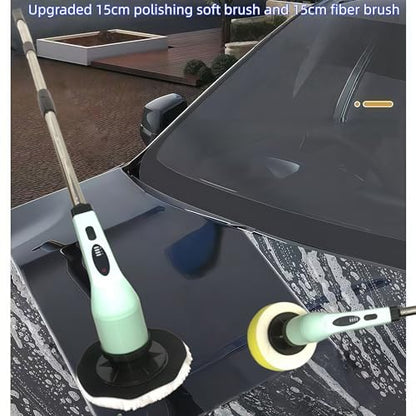 Electric Rotating Cleaning Brush, IPX7 Waterproof Cordless Power Cleaning Brush Set with,Cleaning Ceilings, Floors, Floor Tiles, Kitchens, and bathrooms; maintaining Sofas, Cars