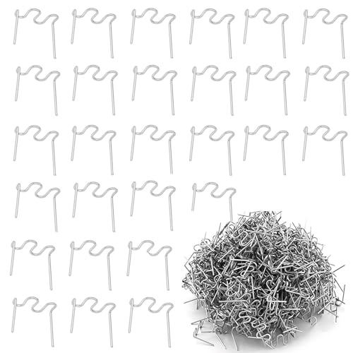 500 Pcs Hot Staples, Hot Stapler Kit Welding Rods Bumper Repair Welding Wire for Repair Machine Car Bumpers Car Bumper Repair Kit, 0.8MM Wave Staples - size: 0.8MM Wave Staples