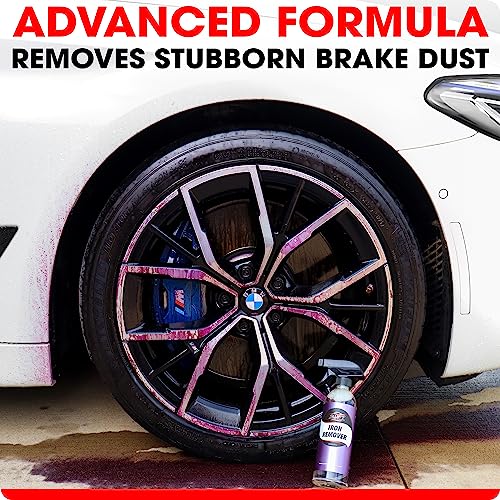 Swift Iron Remover & Wheel Cleaner (2-Pack) – Remove Brake Dust, Iron Oxide & Stuck-On Dirt & Debris from Paint & Wheels | Formula for Decon Car Wash | Preps Paint for Wax Coatings - size: 16 Fl Oz (Pack of 2)