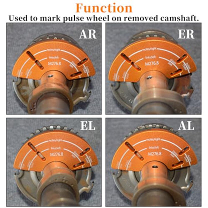 Camshaft Adjuster Tool Kit 4 Pcs, Compatible with Benz M152, M276.8, M276.9, M278/M157, Engine Tools, Timing Belt Tools - size: for M152 M276.8 M276.9 M278/M157