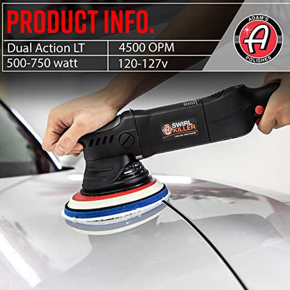 Adam's Polishes Swirl Killer 21mm Complete Polisher Kit (16 Item) - Orbital Polishing Paint Correcting Buffer Tool | Car Scratch Remover, Correcting Polish Black - size: Polishing Kit (16 Items)