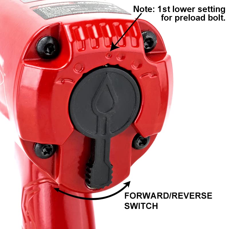 AEROPRO TOOLS 1/2-Inch Aluminum Air Impact Wrench(A398),Twin Hammer with 1380FT-LB Max Loosening Torque, Pneumatic Impact Gun, for Auto Repair, Tire Shop (Aluminum Housing) - style: 1380 ft-lbs | Aluminum Housing