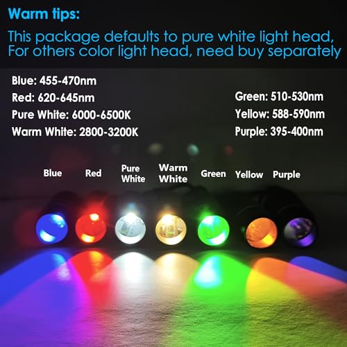 Microscope Light Source Dual Gooseneck Spotlight 3W 6500K for Lab, Industrial, Biological Stero Microscope Illuminator for Electronic PCB Watch Repair (Spotlight-B) - color: Spotlight-B