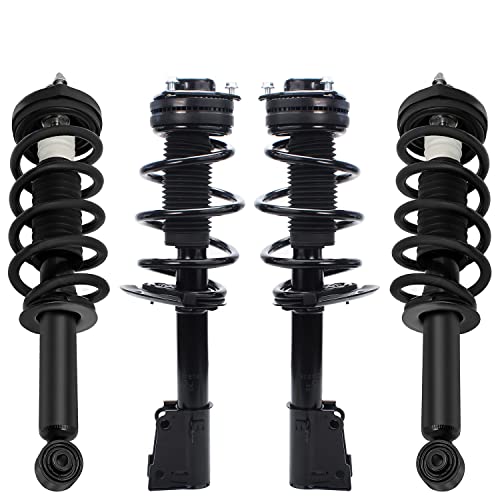 Detroit Axle - Front and Rear Suspension Kit 2011-2019 Dodge Journey | Struts with Coil Spring Assembly 2012 2013 2014 2015 2016 2017 2018 Replacement Suspension Struts Shock Absorbers - size: 4Q47307/ 4 Struts
