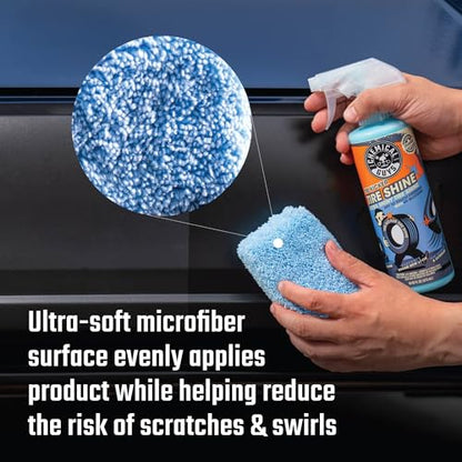 Chemical Guys, Premium Microfiber Applicator Pads, Soft Foam Core, 8 Pack | Ultra-soft foam-core pads apply sealants, dressings and interior products evenly, reusable and machine washable - size: Pack of 8