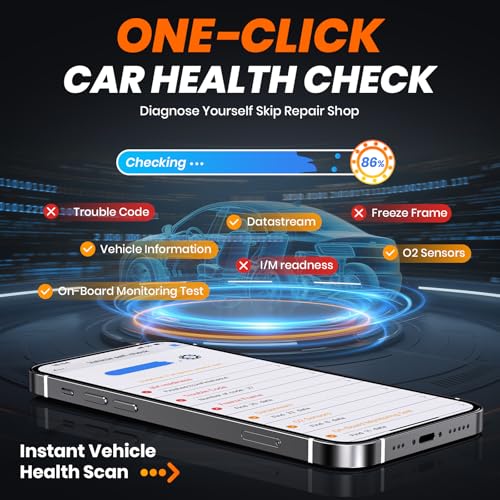 ANCEL AD310 BT OBD2 Scanner with Bluetooth APP Upgraded AD310, Car Code Reader with Battery Voltage Monitor, Live Data, I/M Readiness, DTC Lookup Check Engine Code Reader for 1996+ Vehicles
