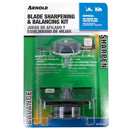 Arnold BSK-1 Lawn Mower Blade Balancer & Lawn Mower Blade Sharpener Kit