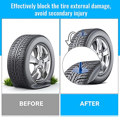 Frienda 24 Pcs Tire Patches Kit 1/6" x 1 3/8" Rubber Tire Repair Patch Mushroom Plug Kit Rubber Puncture Repair Plug for Car Motorcycle Truck Bus - size: 1/6" x 1 3/8"