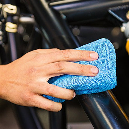 Chemical Guys, Premium Microfiber Applicator Pads, Soft Foam Core, 8 Pack | Ultra-soft foam-core pads apply sealants, dressings and interior products evenly, reusable and machine washable - size: Pack of 8