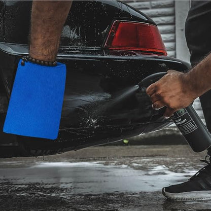 Tidy Monster 2 Pack Clay Mitt and Bar, Medium Grade Bundle with Blue Clay Towel for Car Cleaning and Polishing - color: Blue