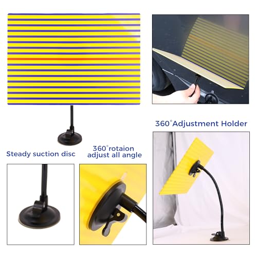 Car Dent Puller Kit,93 PCS Dent Repair Tool,Paintless Dent Removal with Golden Lifter,Bridge Puller,Slide Hammer 2 in 1 T-Bar for Auto Body Dents,Repairing Big and Small Dents, Dings and Hail Damage - style: 93PCS