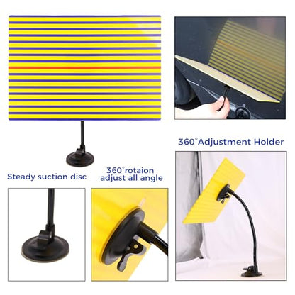 117 PCS Dent Removal Kit, Paintless Dent Repair Kit with Golden Lifter, Bridge Puller, Slide Hammer T-bar Dent Puller, Car Repair Tool for Auto Body Dents,Repairing Dings and Hail Damage